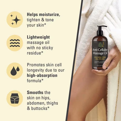 Natural Body Relaxing and Firming Skin Massage Oil Long Lasting Moisturizing for Spa Home Non Greasy Wholesale Bulk