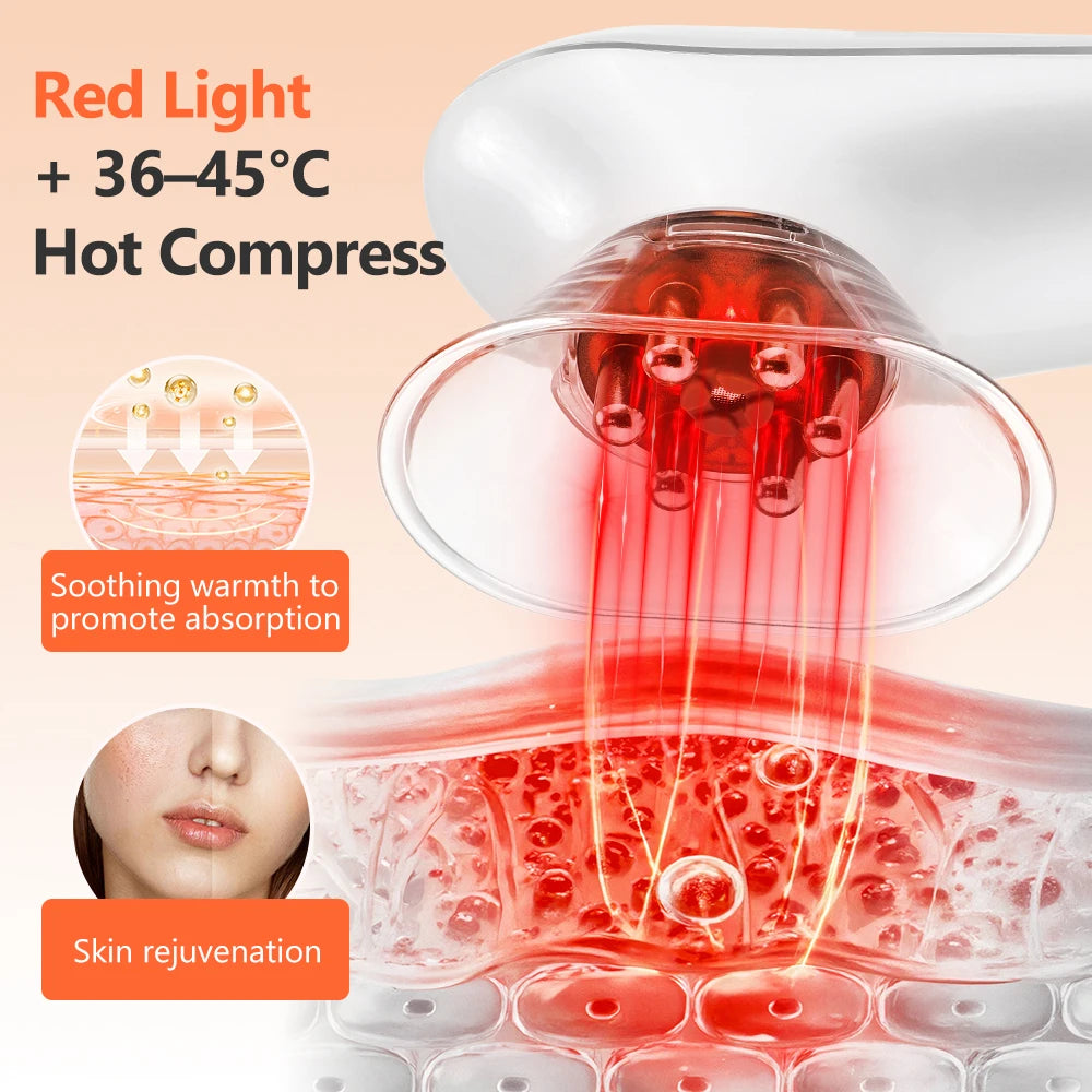 Rechargeable Body Sculpting Device Handheld Scraping Portable Electric Cupping Cellulite Massager for Face Body Abdominal Legs