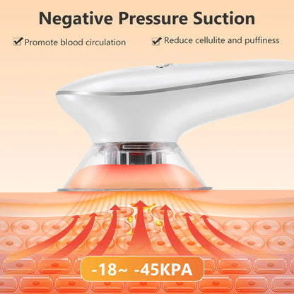 Rechargeable Body Sculpting Device Handheld Scraping Portable Electric Cupping Cellulite Massager for Face Body Abdominal Legs