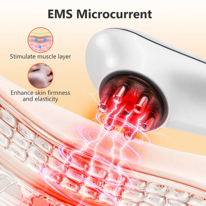 Rechargeable Body Sculpting Device Handheld Scraping Portable Electric Cupping Cellulite Massager for Face Body Abdominal Legs